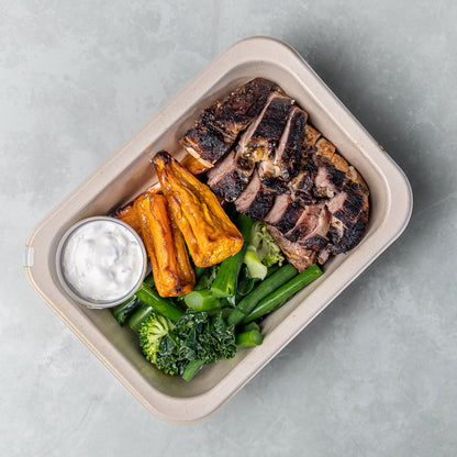 Slow-Cooked Lamb And Zesty Tzatziki