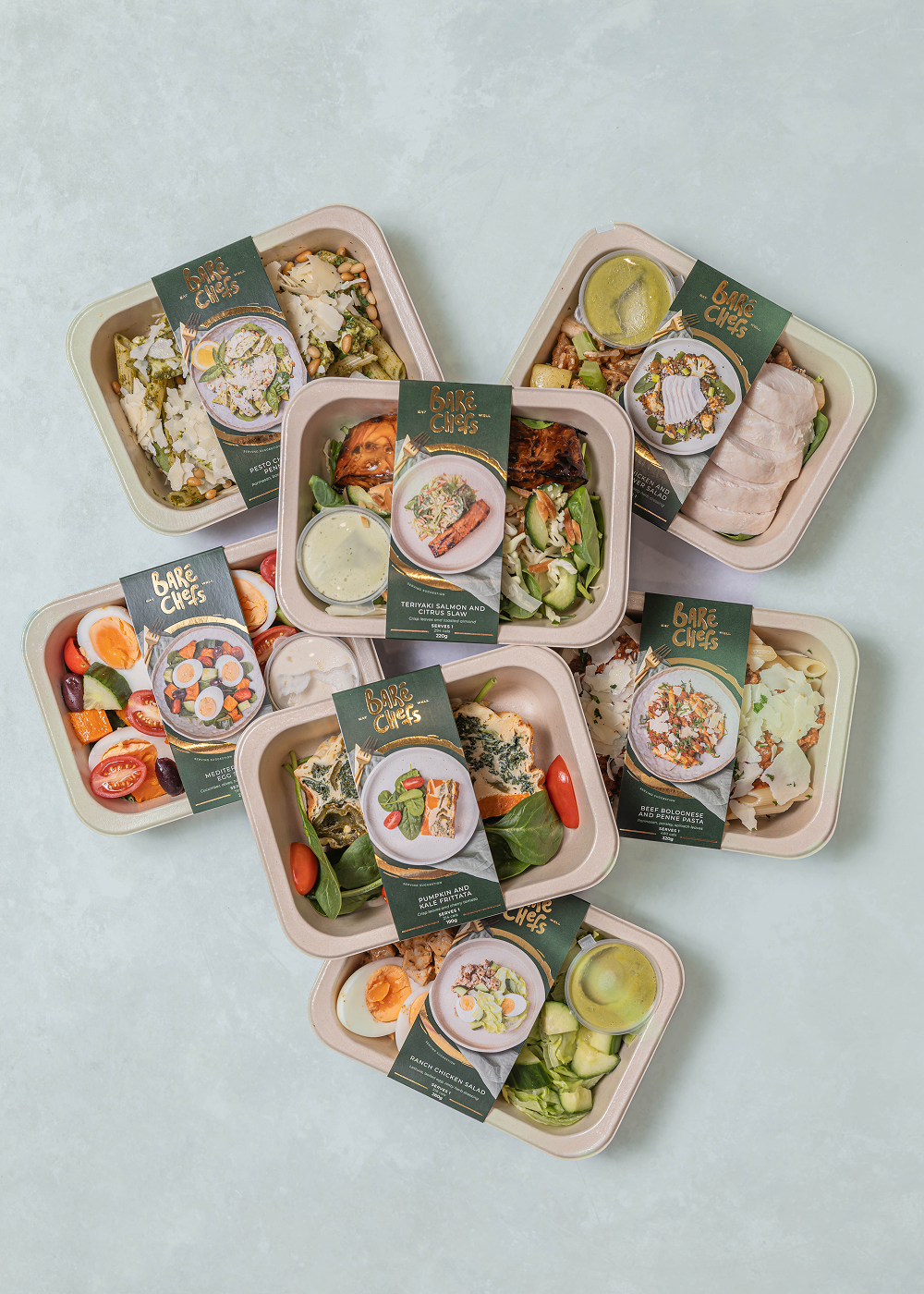 Essential GF box with 7 premium gluten free meals