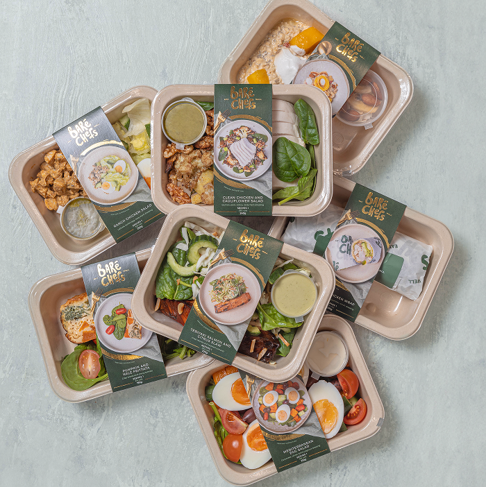 Boxed selection of meal prep ready for Sydney delivery